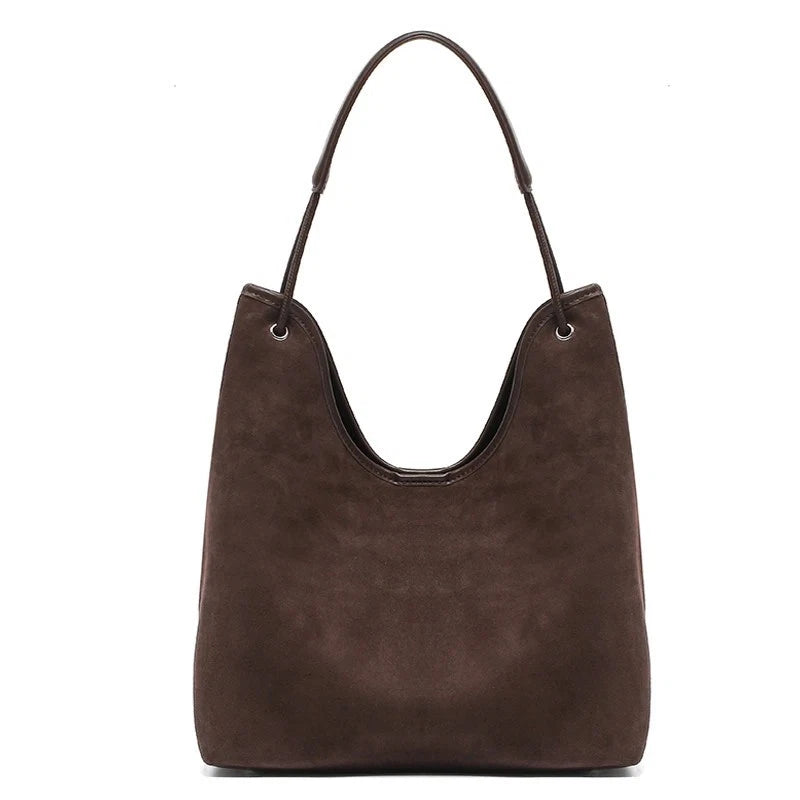 Women’s Genuine Suede Leather Shoulder Bag