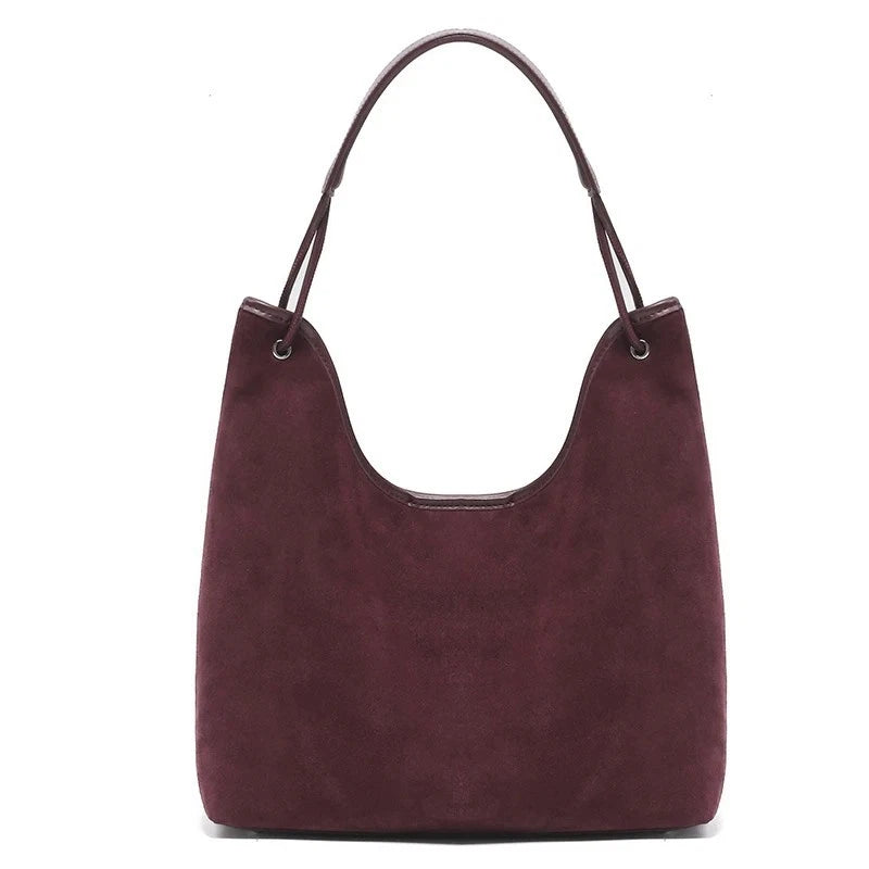 Women’s Genuine Suede Leather Shoulder Bag