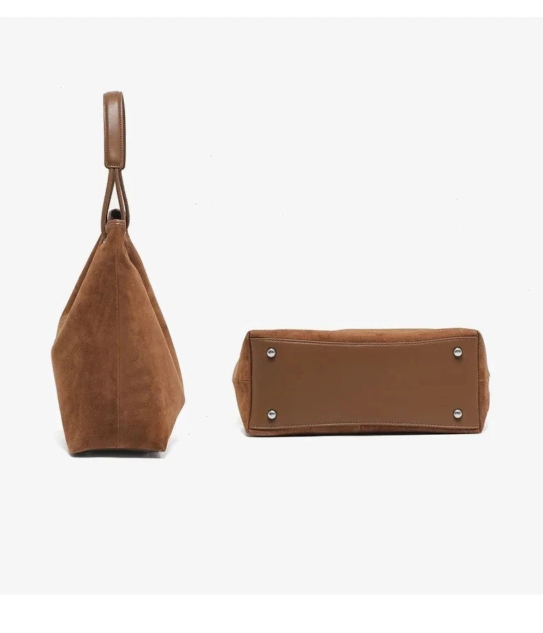 Women’s Genuine Suede Leather Shoulder Bag