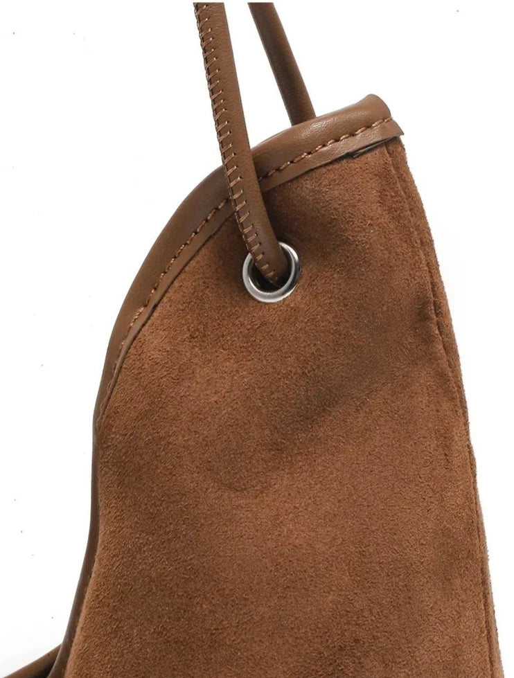 Women’s Genuine Suede Leather Shoulder Bag