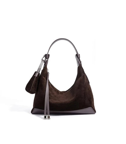 Women’s Genuine Suede Velvet Shoulder Bag