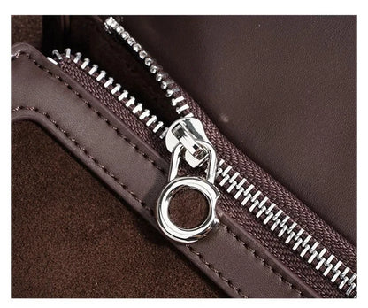 Women's Genuine Suede Leather Shoulder Bag