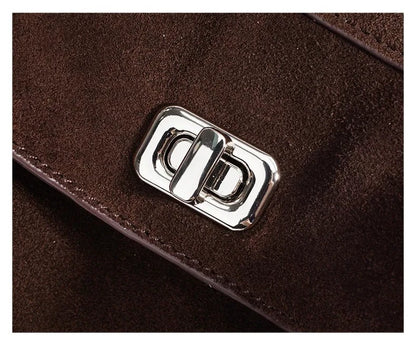 Women's Genuine Suede Leather Shoulder Bag